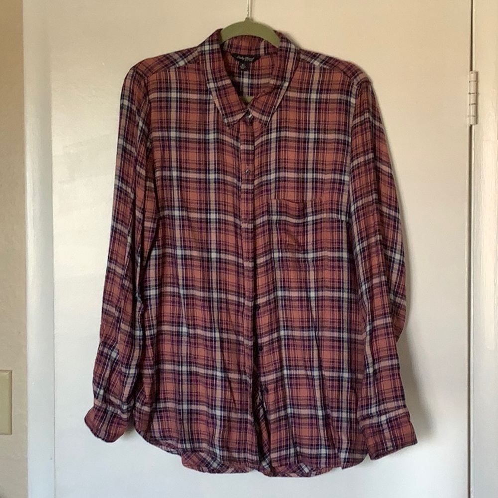 Vintage Lucky Brand Button Up Long Sleeve Shirt